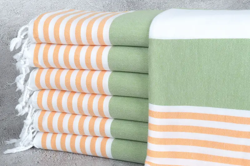 Halloween Gifts, Personalized Wedding Gift, 70x40 Cotton Striped Towel, Beach Theme Wedding Gift, Custom Wedding Gift, Personalized Towel - 1