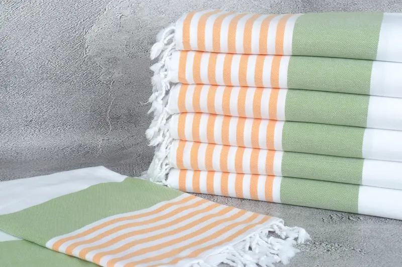 Halloween Gifts, Personalized Wedding Gift, 70x40 Cotton Striped Towel, Beach Theme Wedding Gift, Custom Wedding Gift, Personalized Towel - 2