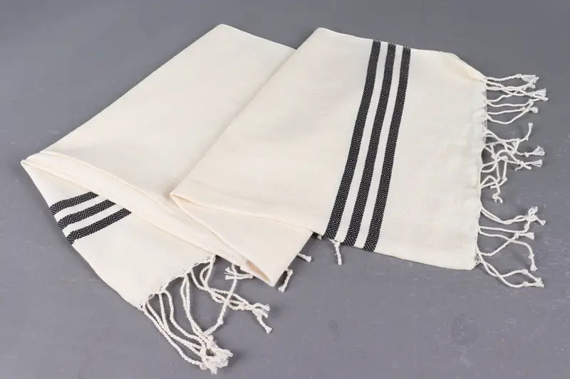 Bulk Order Towel, Bachelorette Towel, Employee Gifts, Turkish Tea Towel, Personalized Hand Towel, Custom Hand Towel, 36x24 Cotton Striped Towel - 6