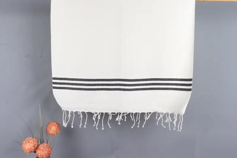 Bulk Order Towel, Bachelorette Towel, Employee Gifts, Turkish Tea Towel, Personalized Hand Towel, Custom Hand Towel, 36x24 Cotton Striped Towel - 8