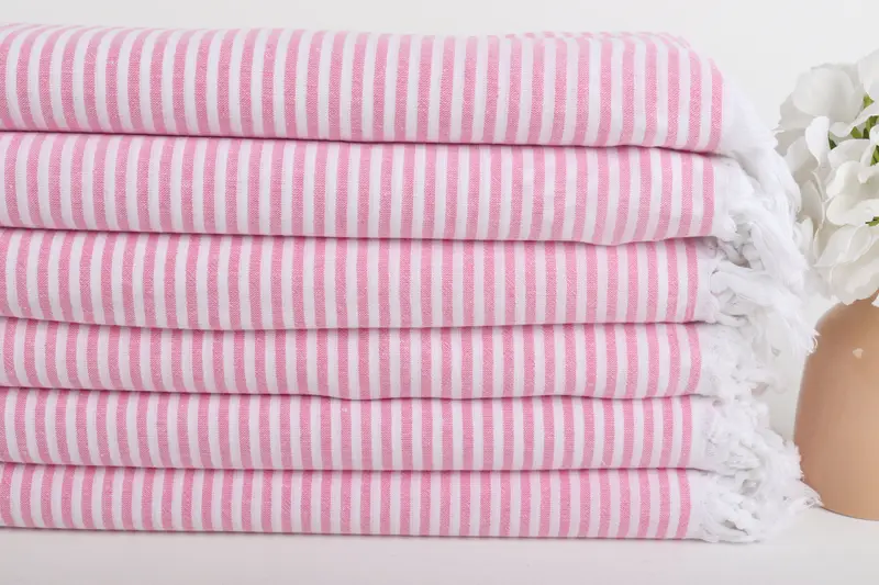 Beach Wedding Favor, 68x36 Cotton Striped Towel, Personalized Towel, Baby Boy Gift, Wedding Gifts Towel, Custom Wedding Gifts, Bridesmaid Towel - 3