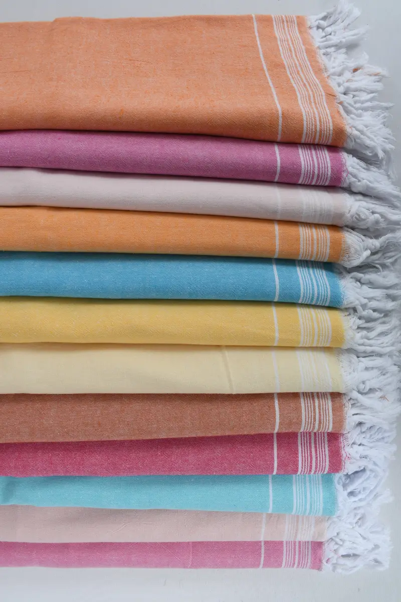House Warming Gift, 92x56 Cotton Striped Towel, Personalized Blanket, Best Wedding Gift, Turkish Bedcover, Custom Blanket, Bachelorette Party Favors - 3