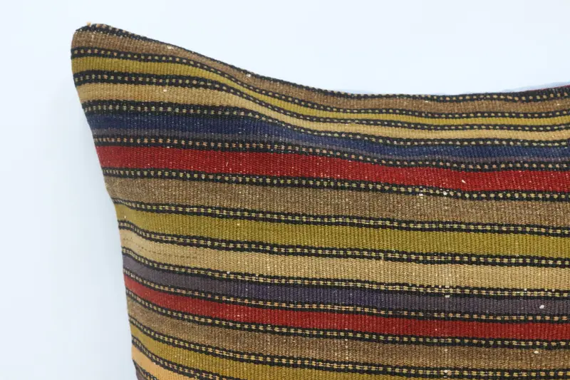 Christmas Cushion Cover, Kilim Cushion Sham, Gift Pillow, Turkish Pillow, Art Deco Pillow Cover, 28x28 Rainbow Pillow Case, Cushion Case - 2