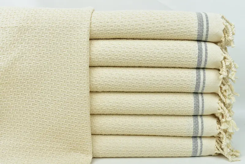 Personalized Wedding Gift For Couple, 38x18 Cotton Striped Towel, Holiday Towel, Monogrammed Hand Towel, Bathroom Towels, Kitchen Towel, Summer Gift - 1