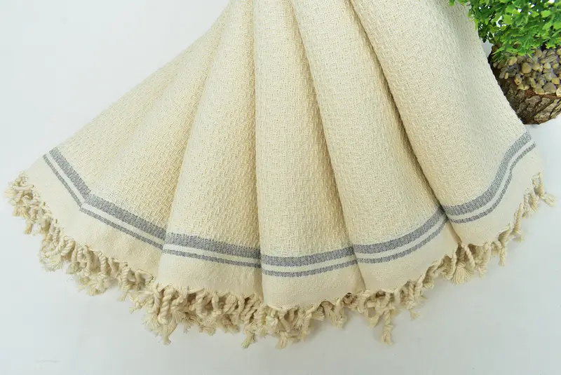 Personalized Wedding Gift For Couple, 38x18 Cotton Striped Towel, Holiday Towel, Monogrammed Hand Towel, Bathroom Towels, Kitchen Towel, Summer Gift - 4