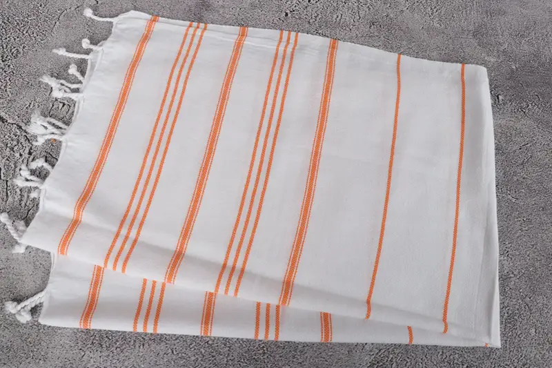 Housewarming Gift, Custom Tea Towel, 40x24 Cotton Striped Towel, Turkish Tea Towel, Turkish Hand Towel, Wedding Favors, Monogram Turkish Bath Towel - 6