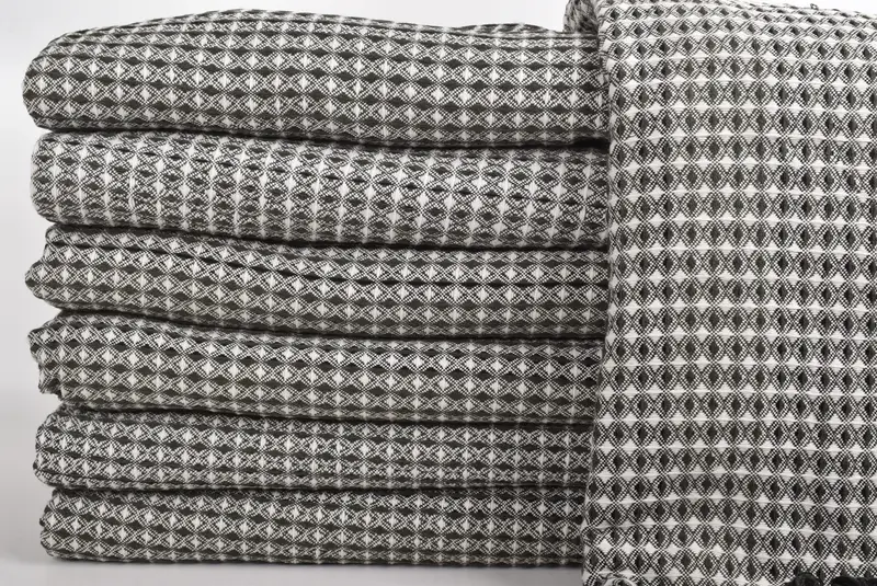Bridal Shower Gift, 96x70 Cotton Striped Towel, Tablecloth, Christmas Tablecloth, Turkish Bedspread, Boyfriend Christmas Gift, Woven Throw Blanket - 3