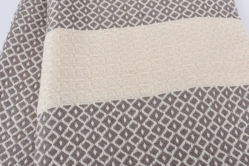 Sand-resistant towel, 70x40 Cotton Geometric Towel, Customized Turkish Towel, Wedding For Favor, Custom Beach Towel, Personalized Wedding Gift - 4