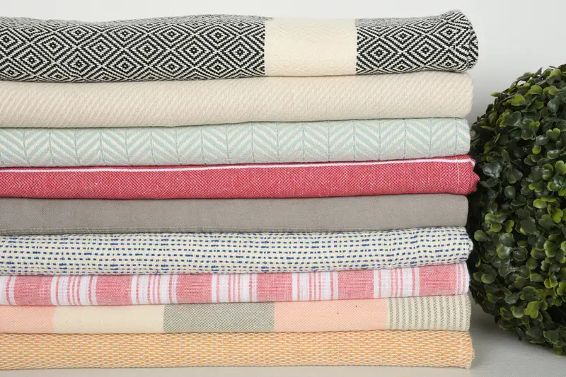 Personalized Turkish Towel, Beach Wedding Favor, Bathroom Towels, Gym Towel, Small Bath Towels, Monogrammed Hand Towel, 40x20 Cotton Set of 10 Towel - 3