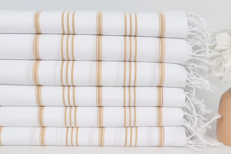 Personalized Kitchen Towel, Kitchen Towel, Personalized Hand Towel, 40x24 Cotton Striped Towel, Gifts For Him, Personalized Bridesmaid Gift - 3