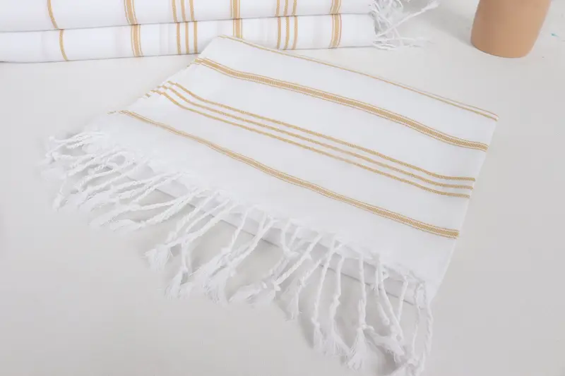Personalized Kitchen Towel, Kitchen Towel, Personalized Hand Towel, 40x24 Cotton Striped Towel, Gifts For Him, Personalized Bridesmaid Gift - 5