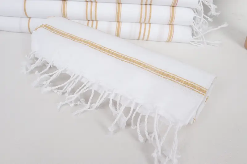Personalized Kitchen Towel, Kitchen Towel, Personalized Hand Towel, 40x24 Cotton Striped Towel, Gifts For Him, Personalized Bridesmaid Gift - 4