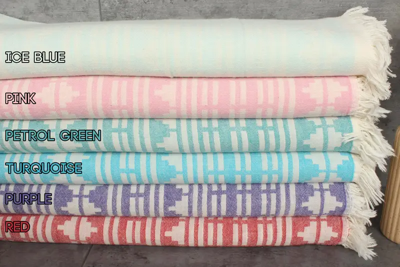 Quick-dry Peshtemal Cotton Towel Handmade Gift, Beige, Organic Cotton, 40x71 Inches