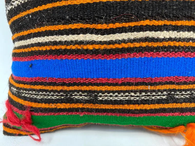 Boho Pillow, Throw Kilim Pillow, 18x18 Green Pillow Sham, Cushion Cover, Kilim Pillow Cover, Sofa Bolster Pillow Cover, Bohemian Cushion Pillow Case - 2