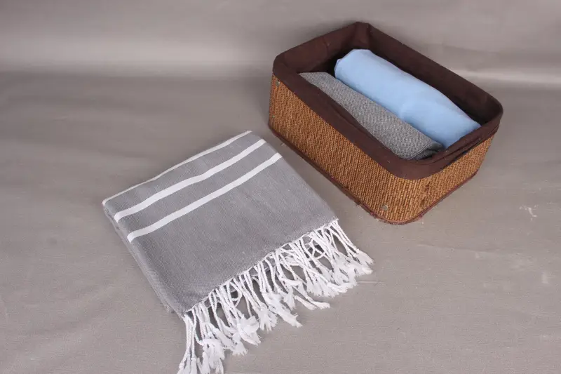 Peshtemal Towel, Monogrammed Beach Towel, Valentines Gift, Home Decor Gifts, 70x40 Cotton Striped Towel, Travel Towel, Bulk Order Towel, Yoga Towel - 7
