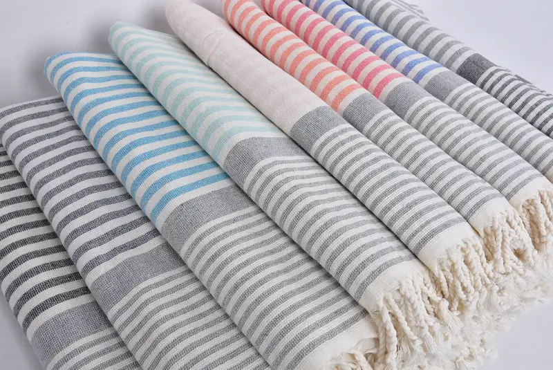 Valentines Gift, Pool Towels, Summer Towel, Gym Towel, Custom Beach Towel, 68x40 Cotton Striped Terry Towel, Wedding Gifts Towel, Embroidered Towel - 6