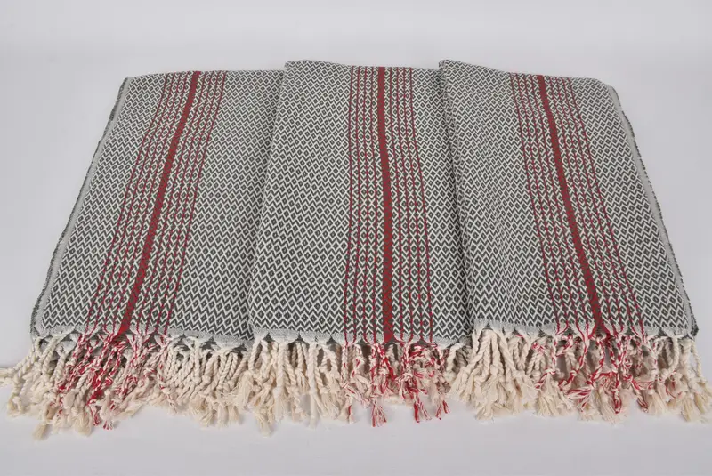 Housewarming Gift, Miami Bachelorette Party Favors, Bachelor Party Favors, Lightweight Turkish towel, Bachelorette Gifts, 70x40 Cotton Diamond Towel - 8