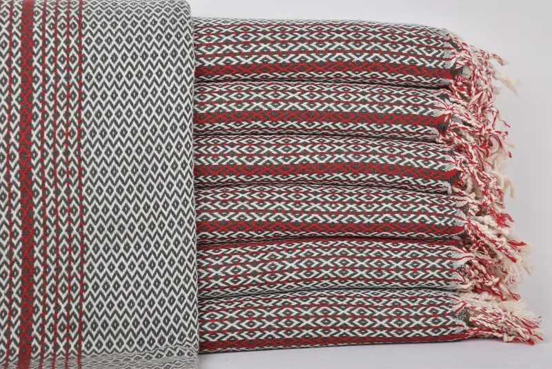 Housewarming Gift, Miami Bachelorette Party Favors, Bachelor Party Favors, Lightweight Turkish towel, Bachelorette Gifts, 70x40 Cotton Diamond Towel - 1