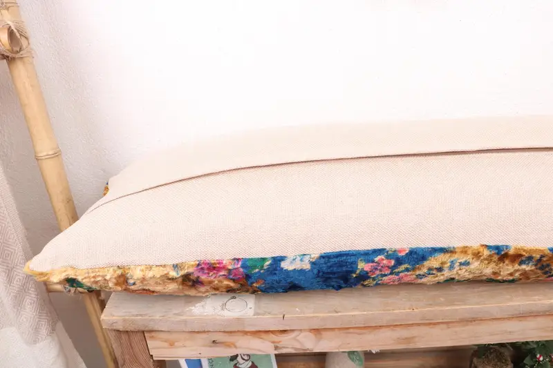 12x36 Beige Cushion, Home Decor Pillow, Ethnical Kilim Rug Pillow, Nautical Throw Cushion, Vintage Kilim Throw Pillow, Pillow - 7
