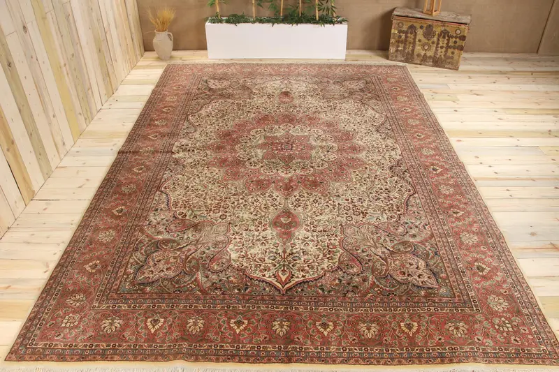 El Yapımı Pembe Patchwork Halı, 0,7x12,4 ft Zarif Dekor