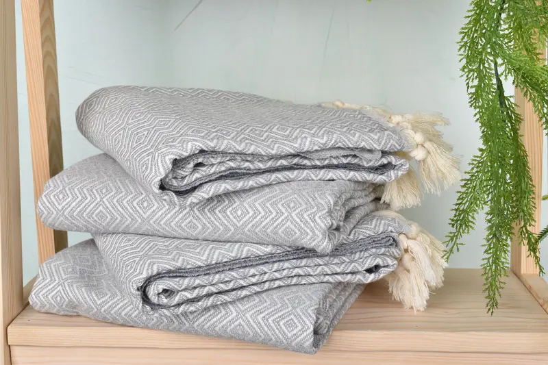 70x38 Cotton Diamond Towel, Travel towel, Beach Towel Bulk, Organic Turkish towel, Large Beach Towel Personalized, Bridesmaid Proposal Gift - 7