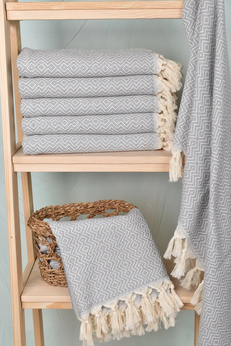 70x38 Cotton Diamond Towel, Travel towel, Beach Towel Bulk, Organic Turkish towel, Large Beach Towel Personalized, Bridesmaid Proposal Gift - 3