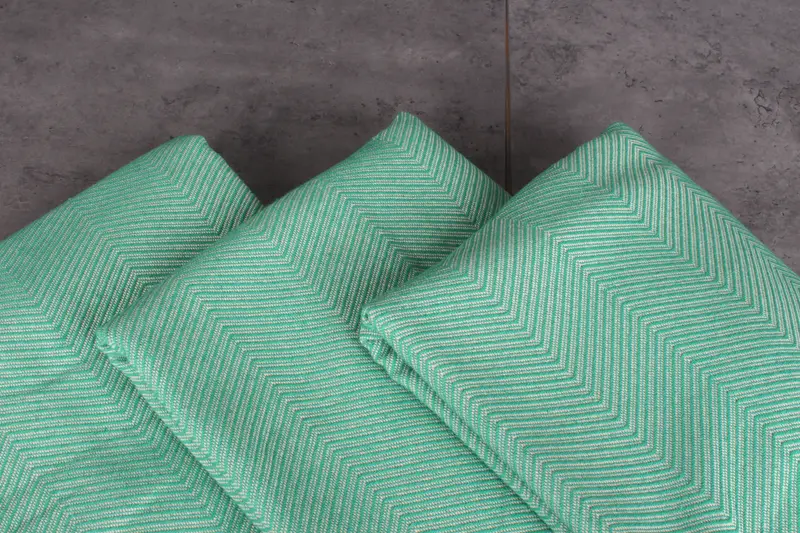 Woven Throw Blanket, Oversized Beach Towel, Gift For Mom, Aesthetic Blanket, 84x68 Cotton Zig zag Towel, Custom Blanket, Bridesmaid Gifts - 6
