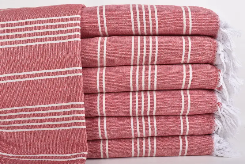 Bachelorette Gifts, Throw Blanket Couch, Bachelorette Party Favors Beach, 96x70 Cotton Striped Towel, Wedding Favors, Extra Large Tablecloth - 2