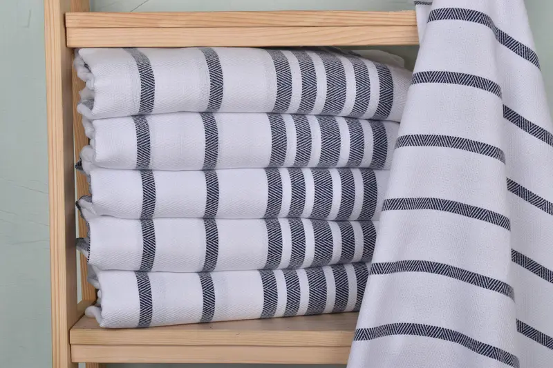 Summer Gift, Bachelorette Favor, Bathroom Towels, Personalized Gifts, 36x24 Cotton Herringbone Towel, Wedding Gift, Monogram Turkish Bath Towel - 2