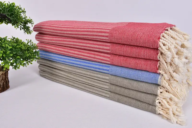 Beach Towel Bulk, 70x40 Cotton Striped Towel, Turkish towel, Best Friend Gift Ideas, Gift For Her, Custom monogram Turkish beach towel USA - 3