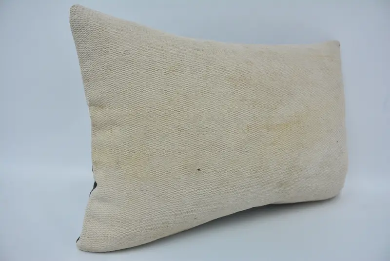 One Of A Kind Pillow Cover, Pillow for Sofa, Ethnical Kilim Rug Pillow, 16x24 Beige Pillow, Antique Pillows, Cushion, Ottoman Pillow, Pet Pillow - 3