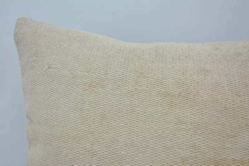 One Of A Kind Pillow Cover, Pillow for Sofa, Ethnical Kilim Rug Pillow, 16x24 Beige Pillow, Antique Pillows, Cushion, Ottoman Pillow, Pet Pillow - 2
