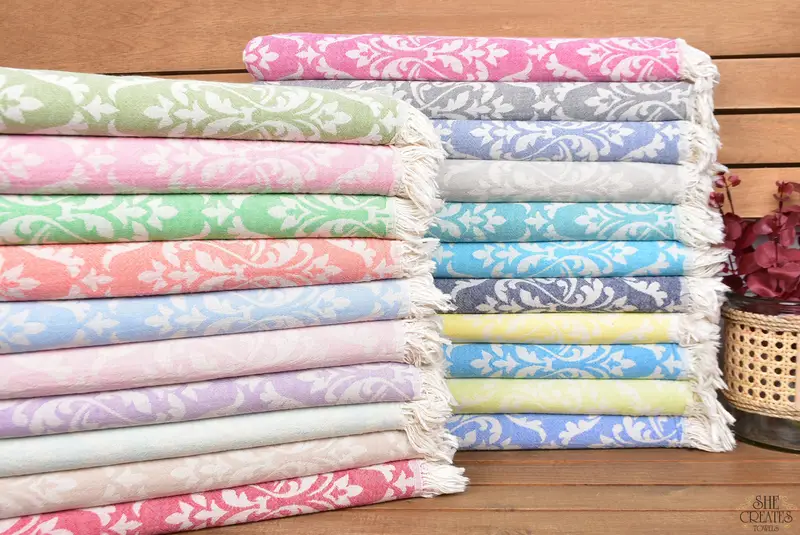 Bachelor Bachelorette Party Favors, Peshtemal Towel, Personalized Gift For Her, Organic towel, Peshtemal Towel USA, 68x36 Cotton Baroque Towel - 2