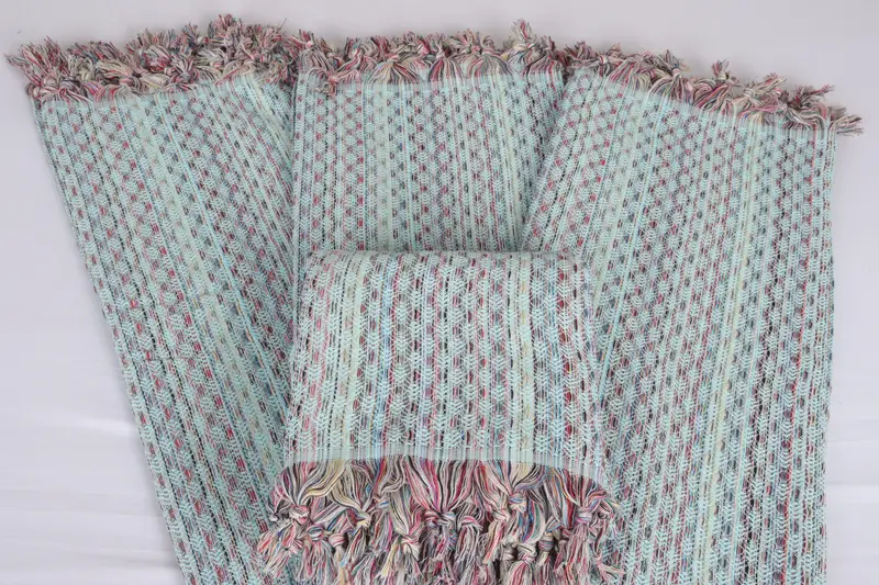 Custom Wedding Gifts, Bridesmaid Gifts, Tablecloth, Customized Turkish Blanket, Personalized Wedding Gift, 90x78 Cotton Leaf Design Towel - 5