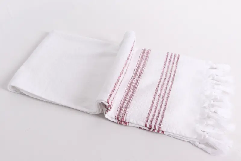 Kitchen Towel, Gift For Her, Personalized Hand Towel, Monogram Kitchen Towel, 40x18 Cotton Striped Terry Towel, Travel Towel, Merry Christmas Gifts - 6