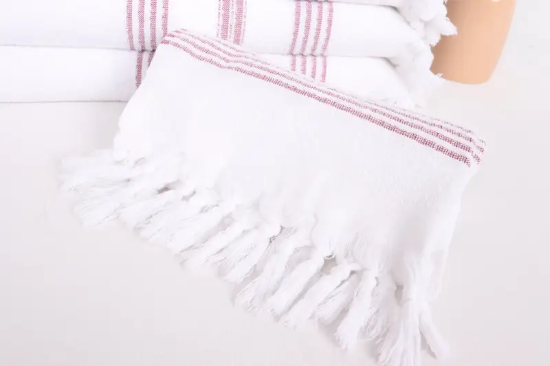 Kitchen Towel, Gift For Her, Personalized Hand Towel, Monogram Kitchen Towel, 40x18 Cotton Striped Terry Towel, Travel Towel, Merry Christmas Gifts - 4