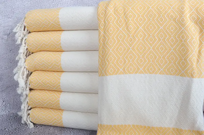 Turkish bath towel for spa, Quick-Dry Beach Towel, Quick-dry towel, Organic Turkish towel, 68x38 Cotton Diamond Towel, Valentines Day Gift - 1