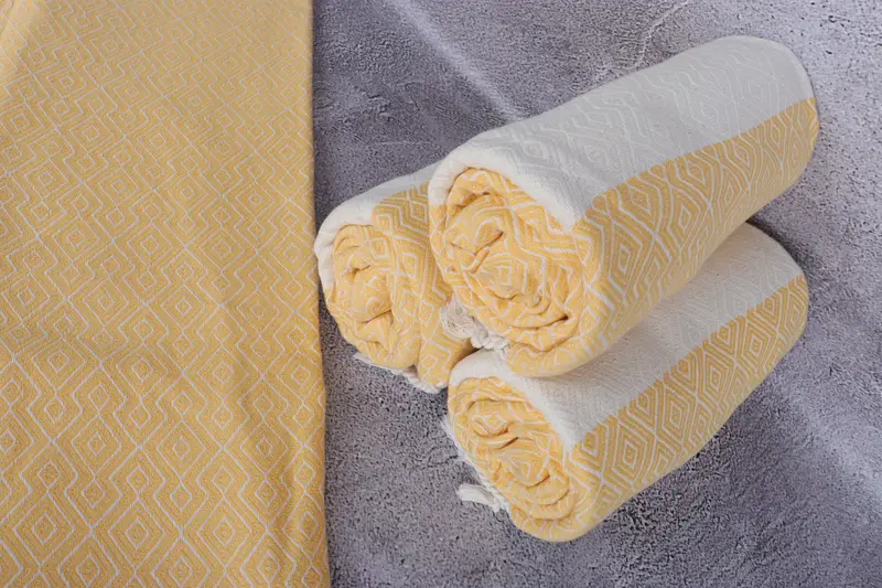 Turkish bath towel for spa, Quick-Dry Beach Towel, Quick-dry towel, Organic Turkish towel, 68x38 Cotton Diamond Towel, Valentines Day Gift - 8