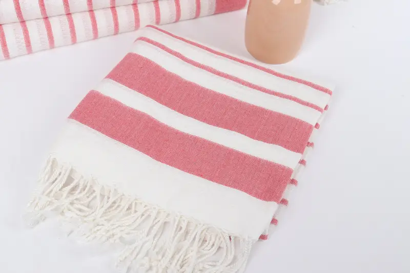 Home Decor Gifts, Bridesmaid Gifts Personalized, Personalized Gifts, Bridesmaid Gift Towel, 70x40 Cotton Striped Towel, Turkish bath towel for spa - 5