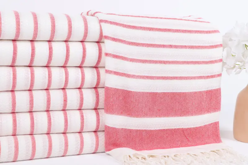 Home Decor Gifts, Bridesmaid Gifts Personalized, Personalized Gifts, Bridesmaid Gift Towel, 70x40 Cotton Striped Towel, Turkish bath towel for spa - 2