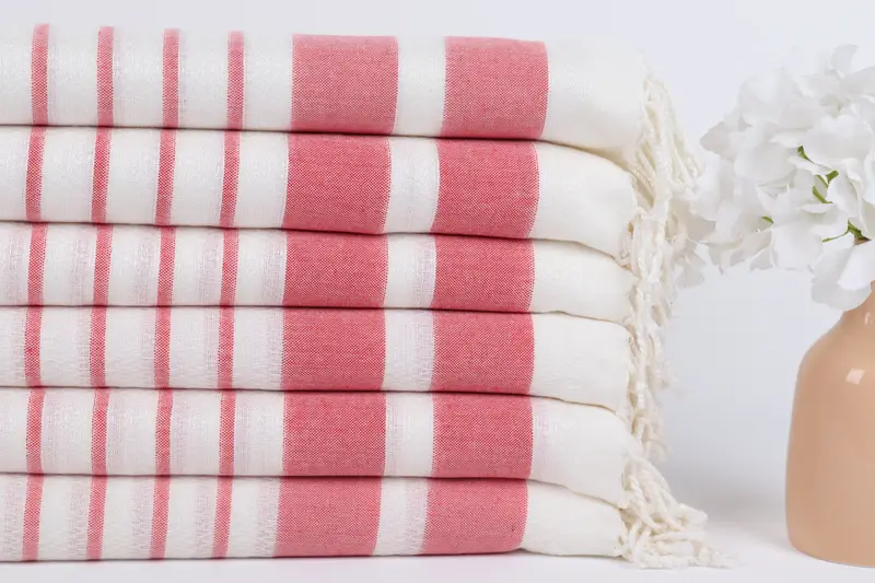 Home Decor Gifts, Bridesmaid Gifts Personalized, Personalized Gifts, Bridesmaid Gift Towel, 70x40 Cotton Striped Towel, Turkish bath towel for spa - 3