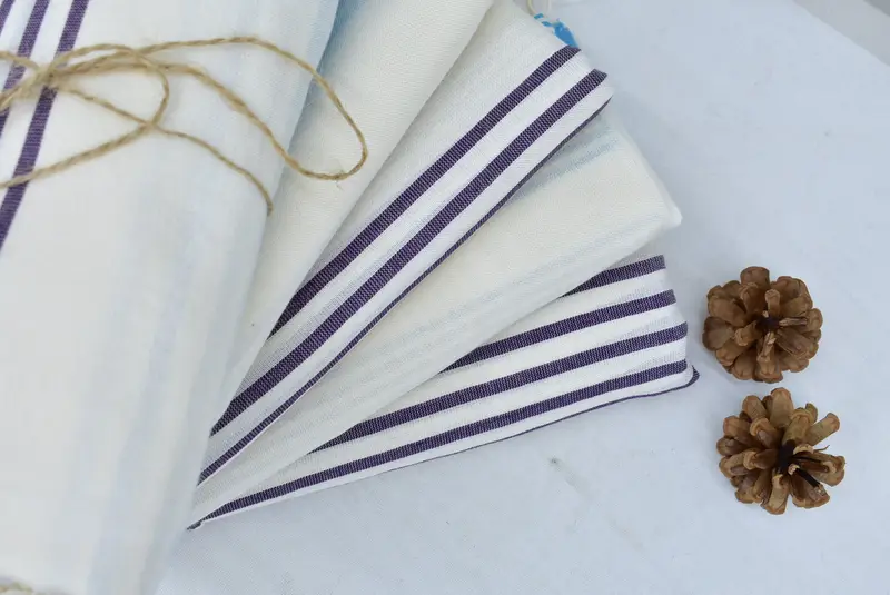 70x40 Cotton Striped Towel, Custom Gift, Soft and absorbent Turkish towel, Travel Towel, Bath towel, Custom Name Towel, Christmas Gift, Cotton towel - 3