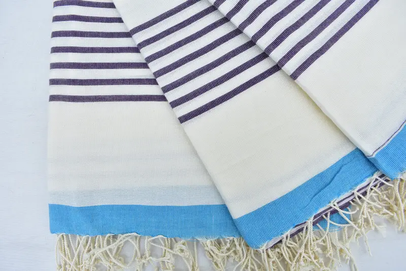 70x40 Cotton Striped Towel, Custom Gift, Soft and absorbent Turkish towel, Travel Towel, Bath towel, Custom Name Towel, Christmas Gift, Cotton towel - 6
