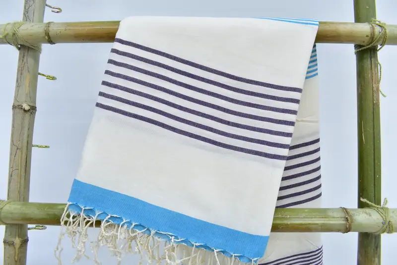 70x40 Cotton Striped Towel, Custom Gift, Soft and absorbent Turkish towel, Travel Towel, Bath towel, Custom Name Towel, Christmas Gift, Cotton towel - 7