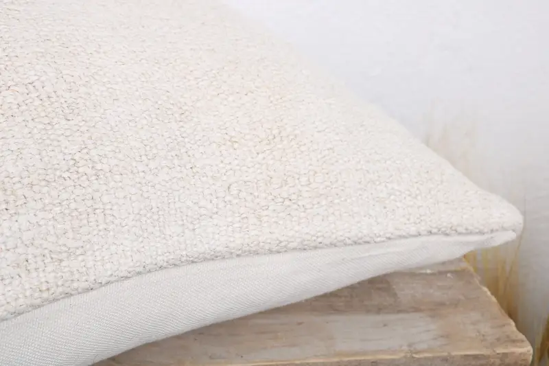 12x20 White Cushion Cover, Ethnical Kilim Rug Pillow, Vintage Kilim Throw Pillow, Turkish Kilim Pillow, Ottoman Pillow Cover, Cushion Case - 6