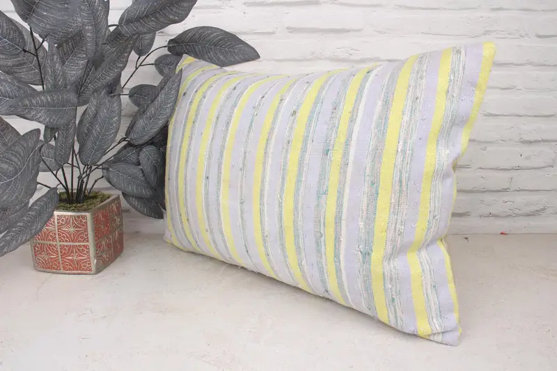 Decorative Throw Pillow, Turkish Pillow, Home Decor Pillow, Throw Kilim Pillow, Comfy Throw Cushion Cover, 16x24 Green Cushion Cover, Cushion Cover - 4