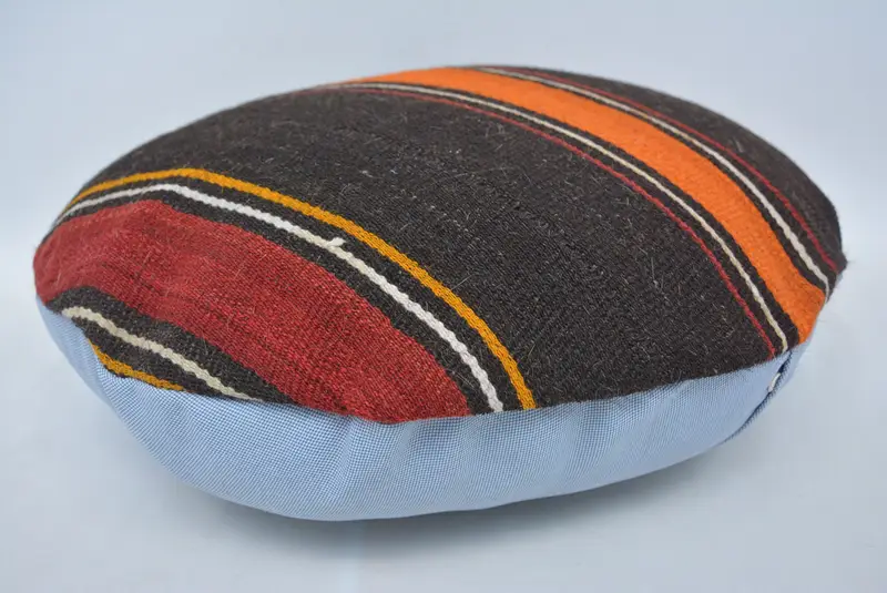 Ethnical Kilim Rug Pillow, Shabby Chic Pillow Case, Pillow Sham, Gift Pillow, Bohemian Cushion Pillow Sham, Antique Pillows, 20x20 Brown Cushion - 6