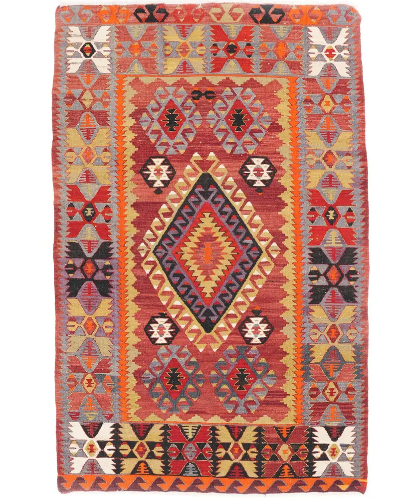 Kırmızı Halı, Modern Yaşam için 4x6 ft Gri Vurgu