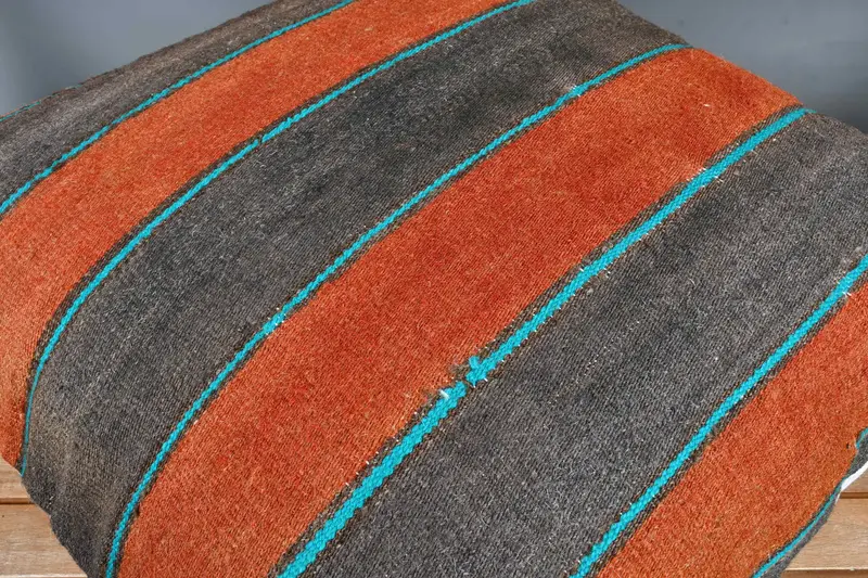 28x28 Red Pillow Cover, Sofa Pillow Sham, Kilim Cushion Sham, Interior Designer Pillow, Ethnic Cushion Cover, Vintage Pillow, Cushion Case - 4