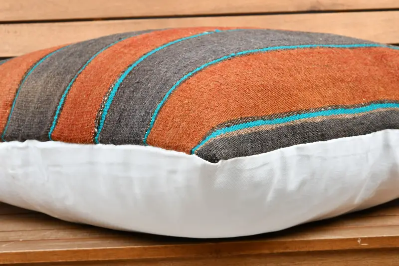 28x28 Red Pillow Cover, Sofa Pillow Sham, Kilim Cushion Sham, Interior Designer Pillow, Ethnic Cushion Cover, Vintage Pillow, Cushion Case - 3